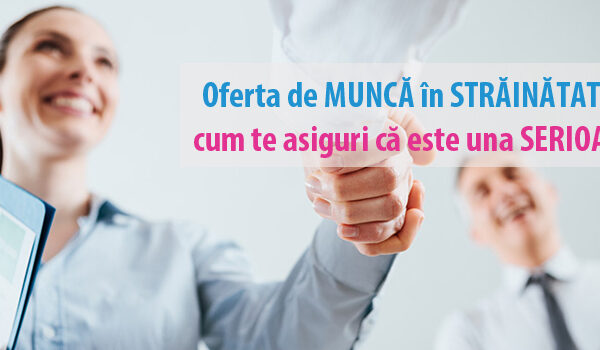 oferta de munca in strainatate