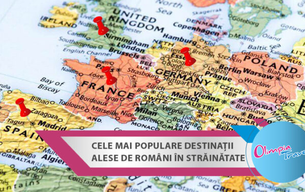 Cele mai populare destinatii alese de romani in strainatate