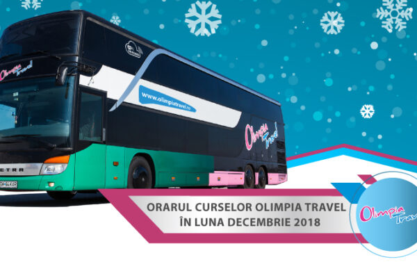 Orarul curselor Olimpia Travel in luna decembrie