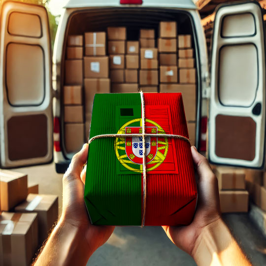 Transport colete portugalia cu autocarul